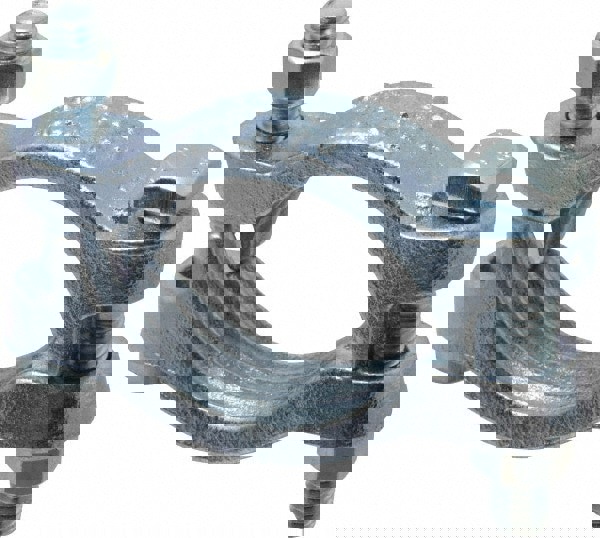 Double Bolt Clamp: Plated Iron